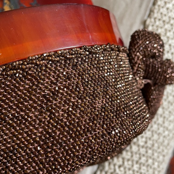 Vintage Bakelite Beaded Bag - Picture 7 of 13